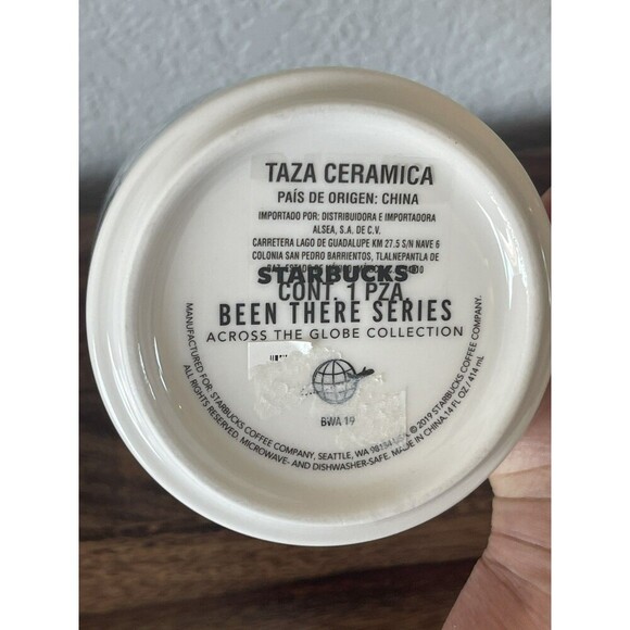 Starbucks Mexico Been There Series Collectible Ceramic Mug Playa Del Carmen 14oz - Picture 2 of 4